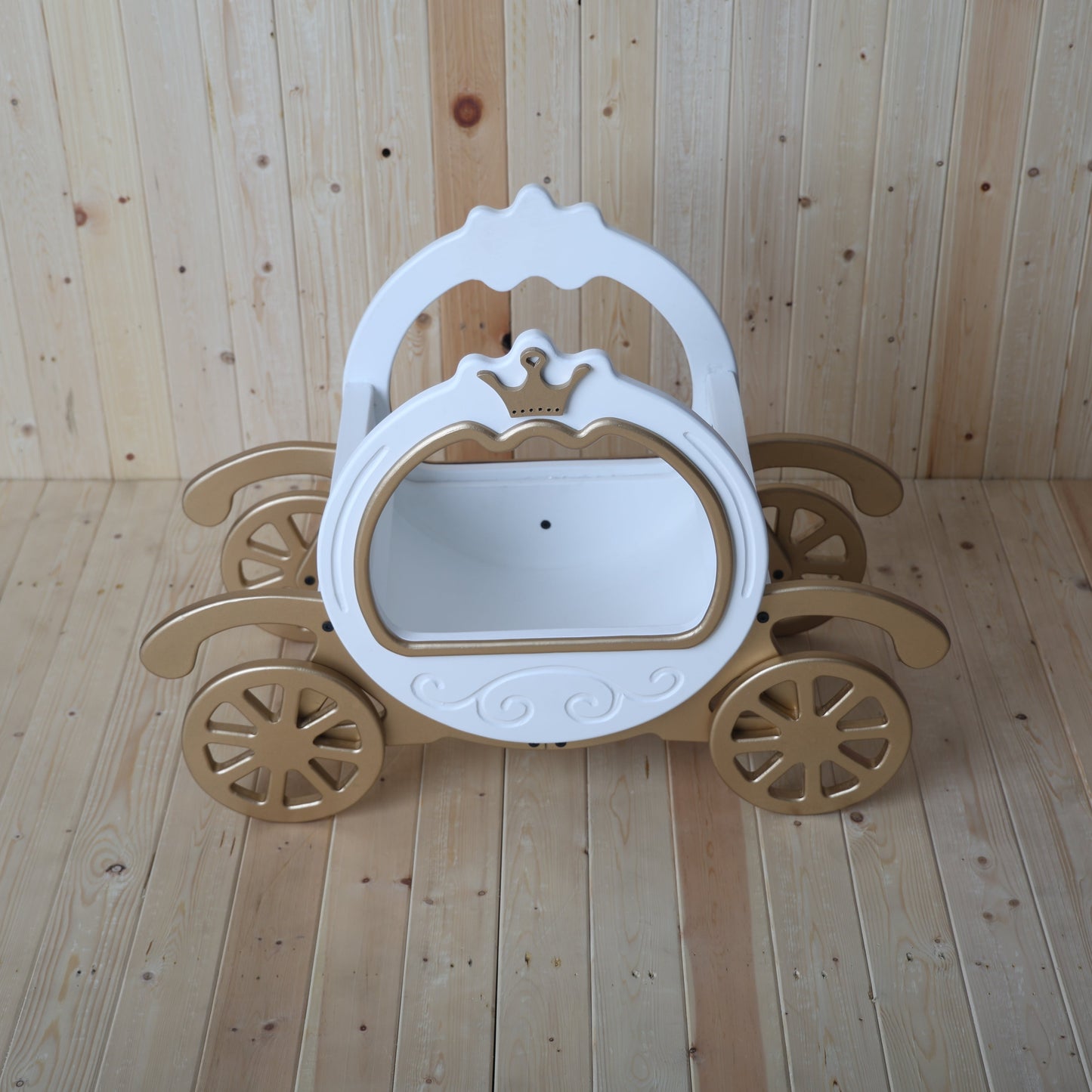 Baby Photoshoot Prop Princess Carriage | Newborn Baby Prop