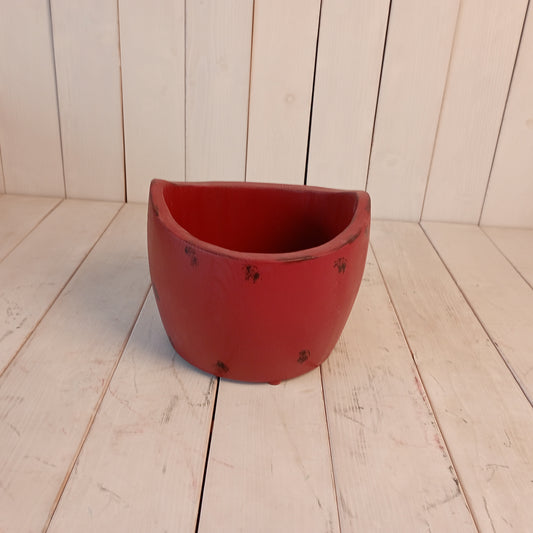 Baby Photoshoot Prop Cherry Bowl | Wooden Kitchen Ware